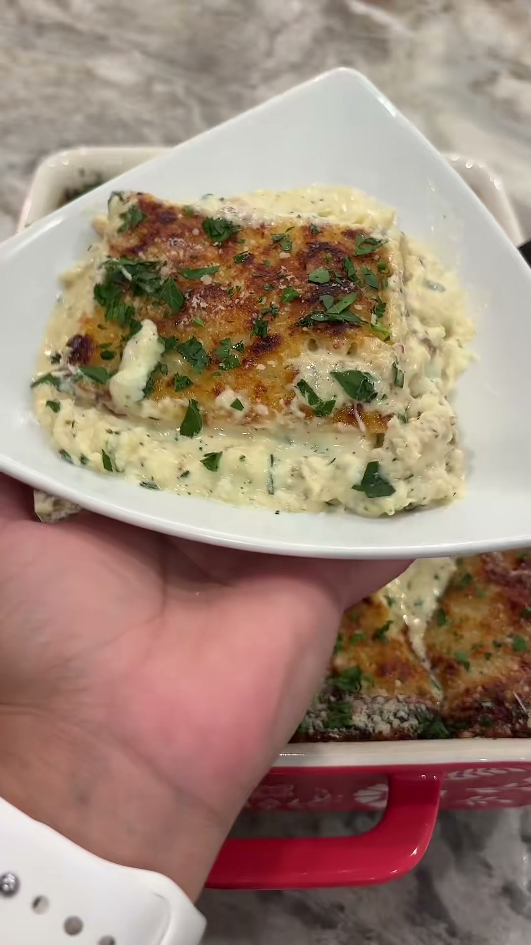 Chicken Alfredo Lasagna