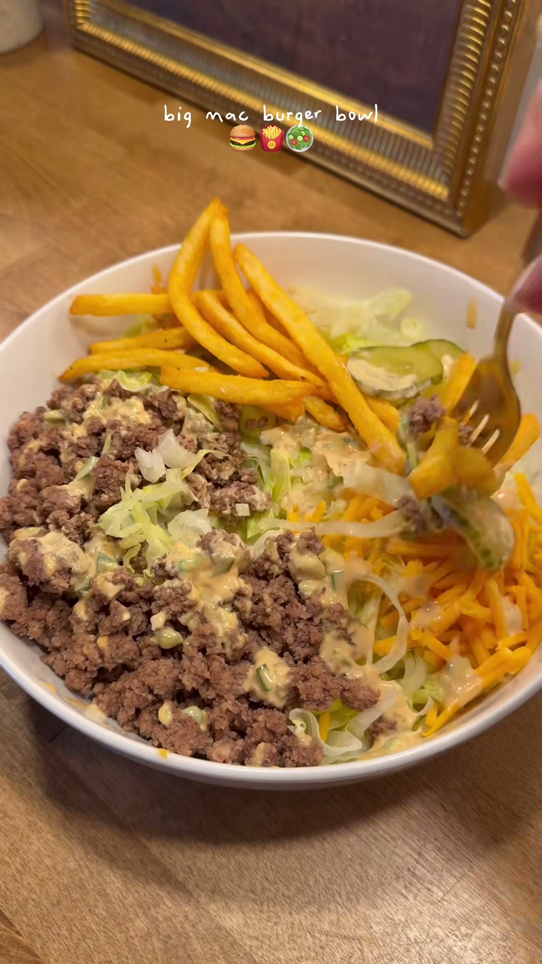 Big Mac Burger Bowl