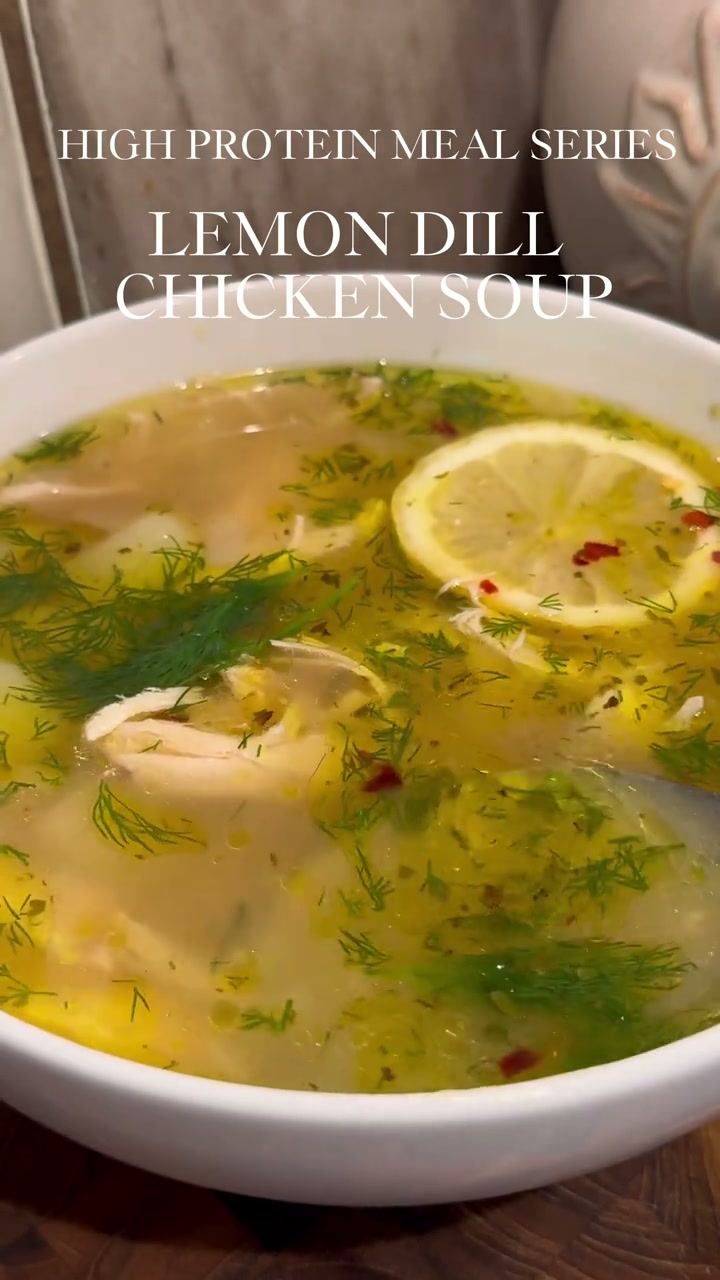 Lemon Dill Chicken Soup