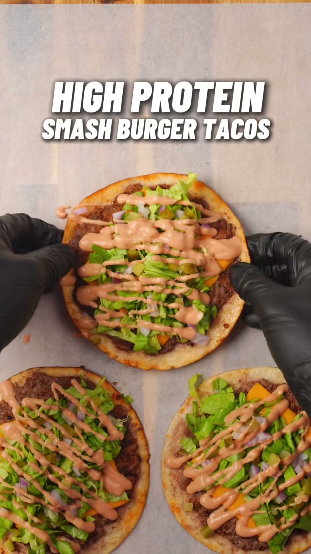 Smash Burger Tacos