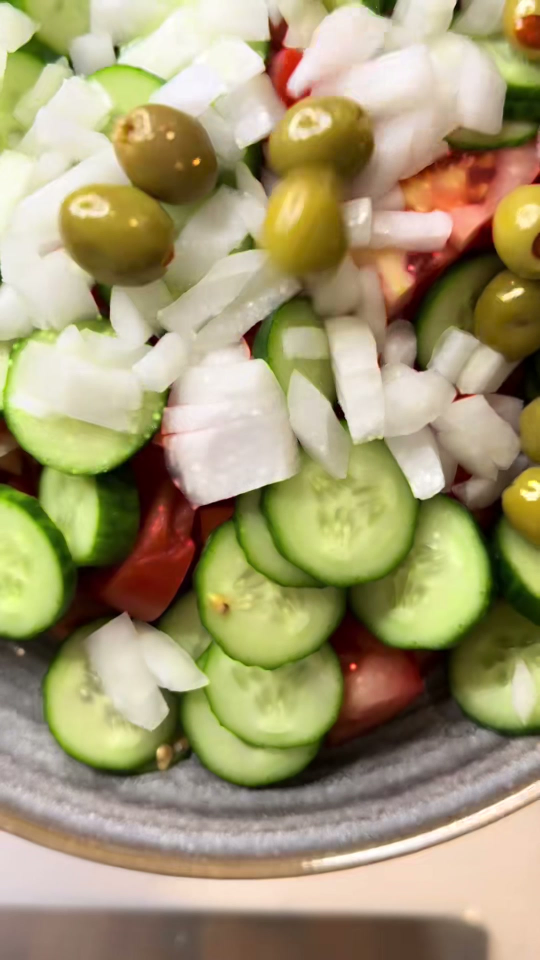 Greek Salad With Feta And Olives