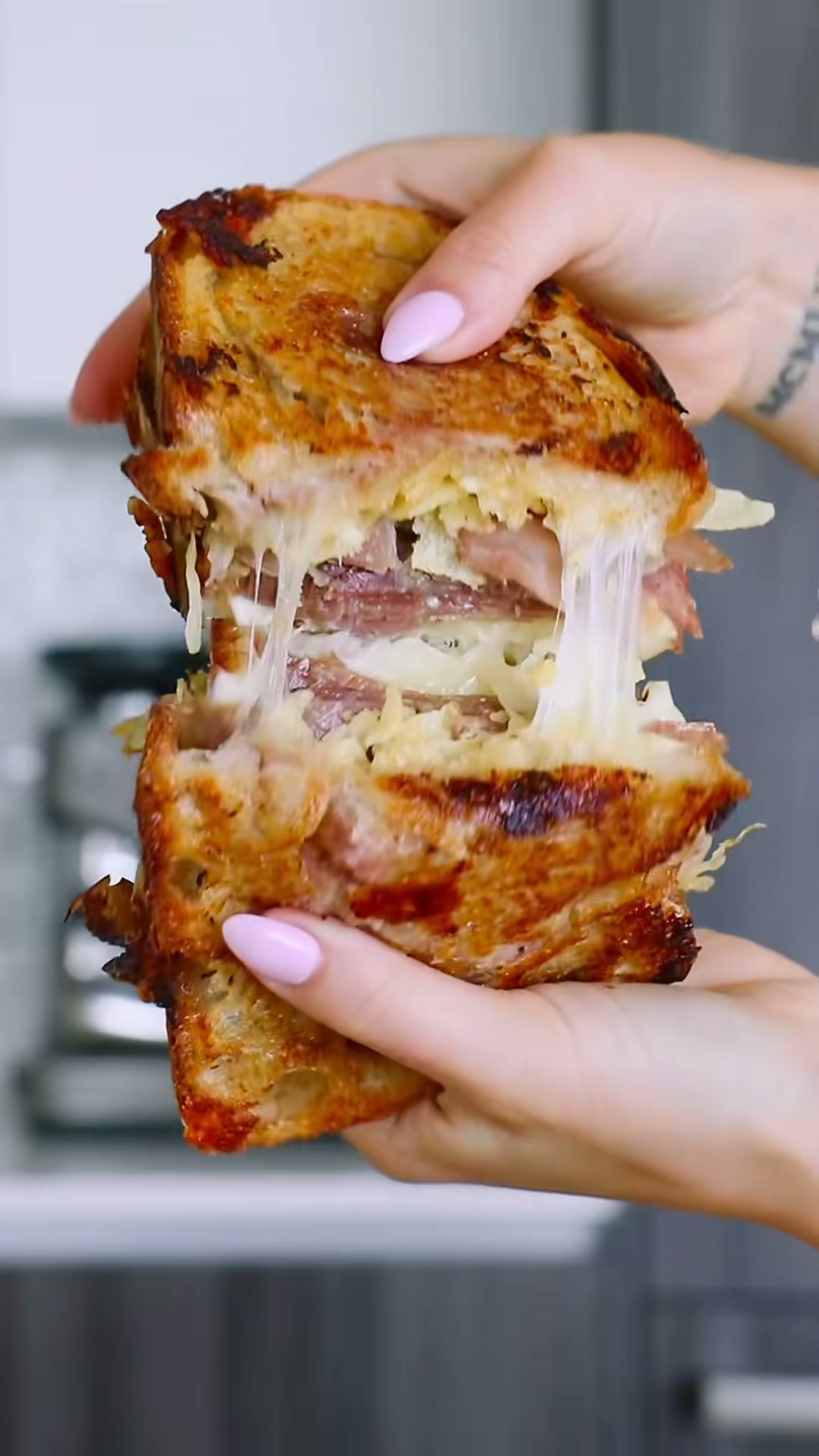 Charcuterie Crunch Grilled Cheese