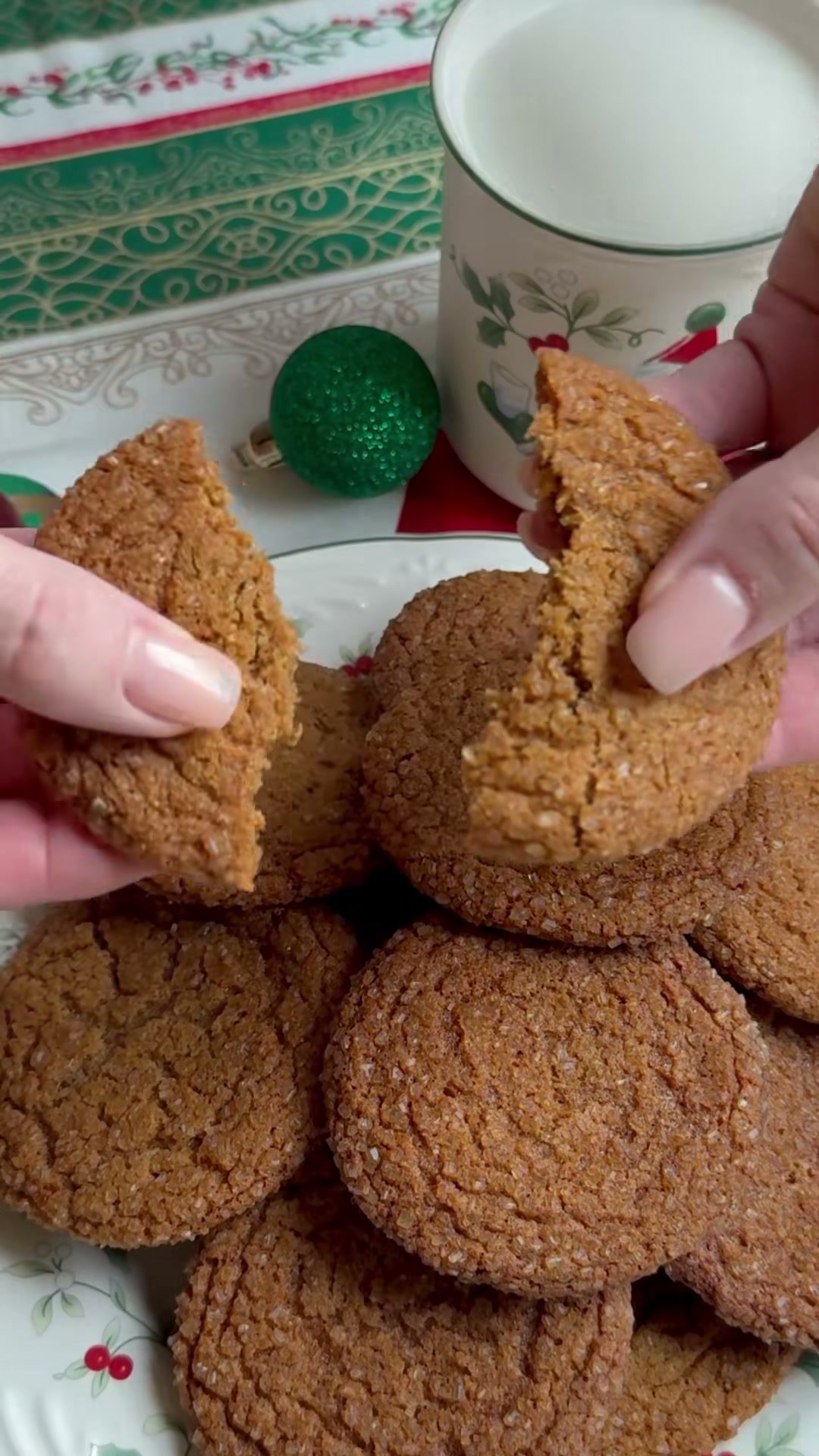 Old-Fashioned Ginger Snap Cookies