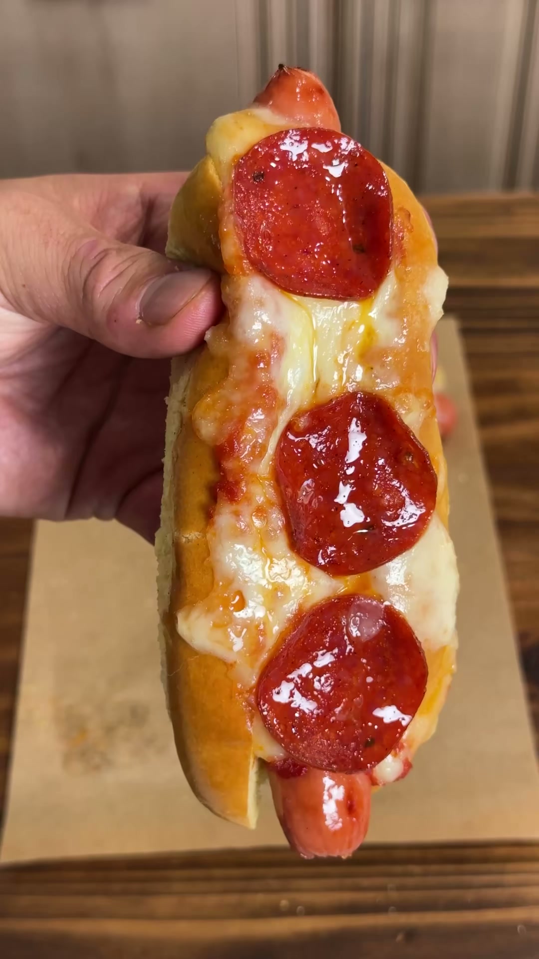 Pepperoni Pizza Hot Dogs