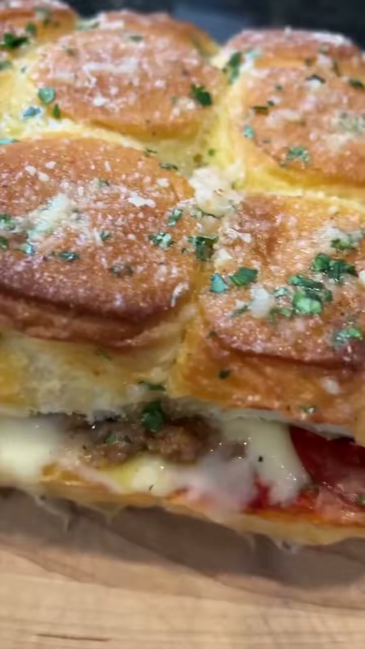 Meat Lovers Pizza Sliders