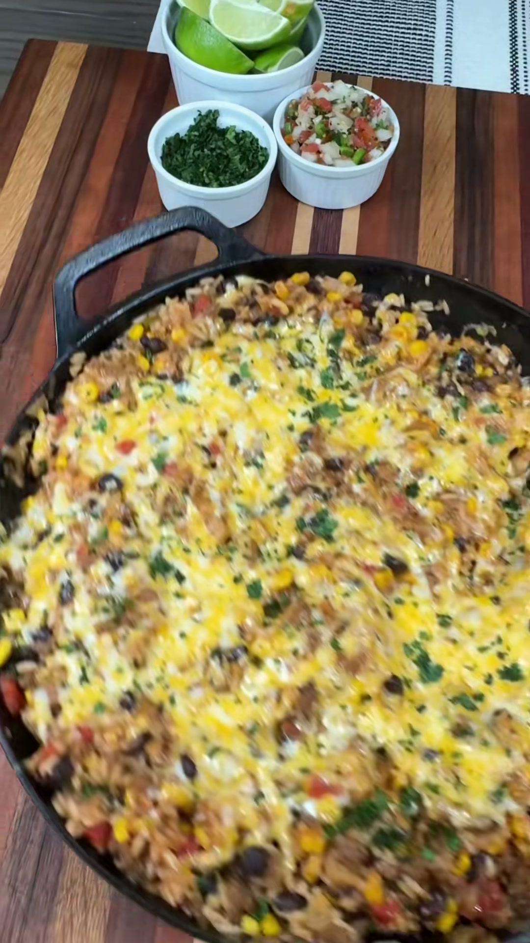 One-Pan Cheesy Beef and Rice Skillet