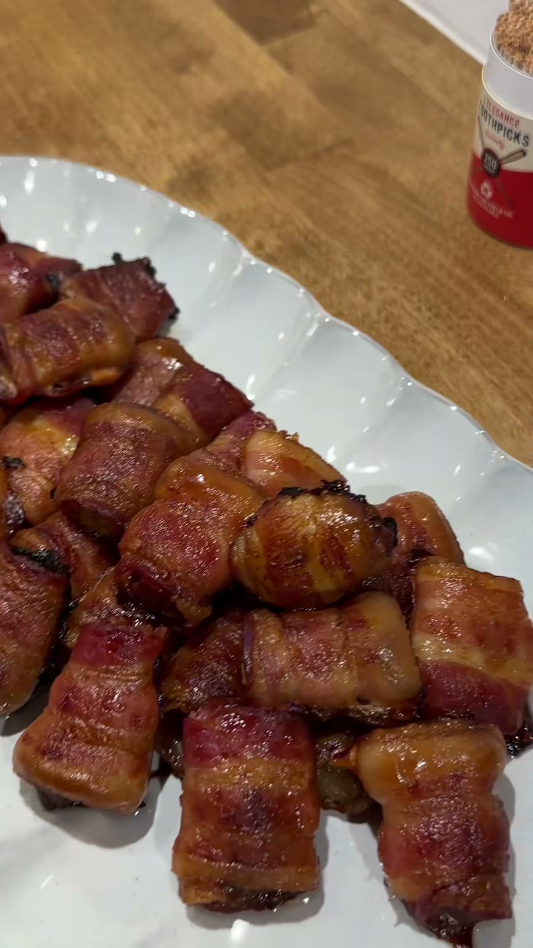 Teriyaki Chicken Liver Rumaki With Bacon