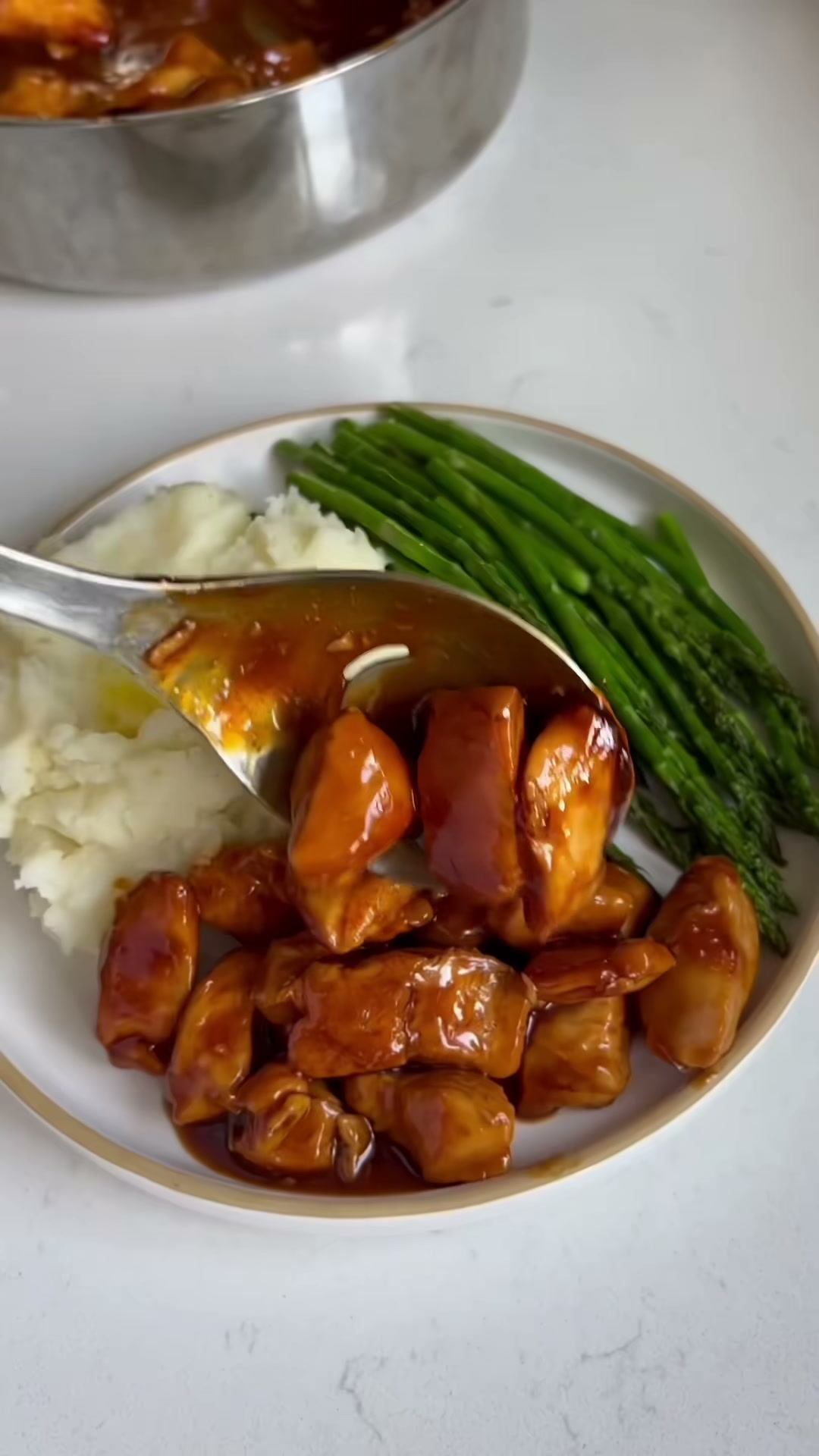 Honey Bourbon Chicken