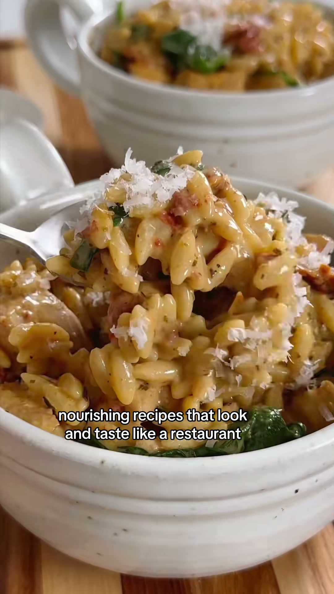 One-Pan Creamy Parmesan Chicken Orzo