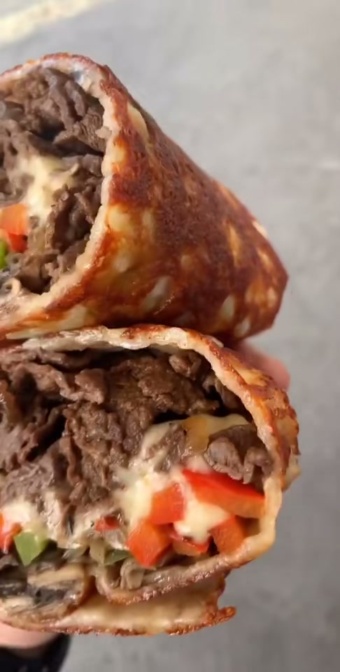 Keto Steak and Cheese Burrito