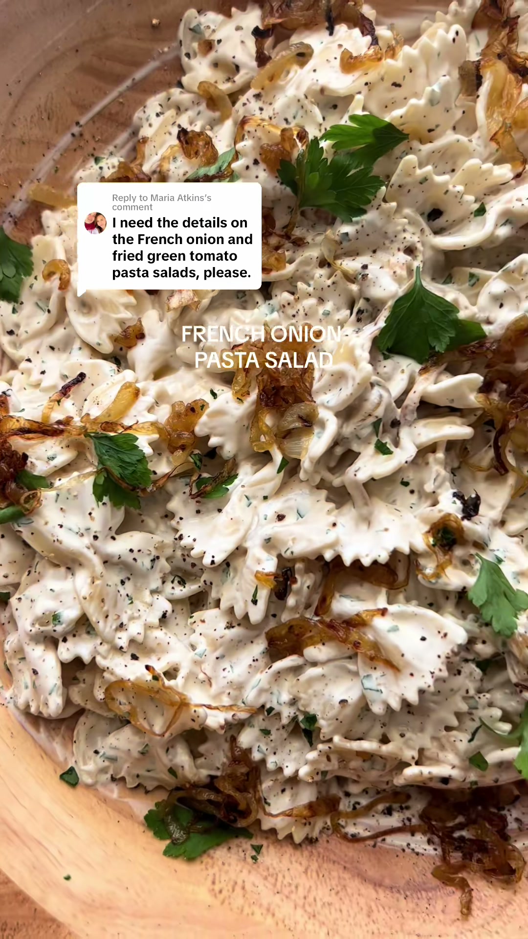 French Onion Pasta Salad