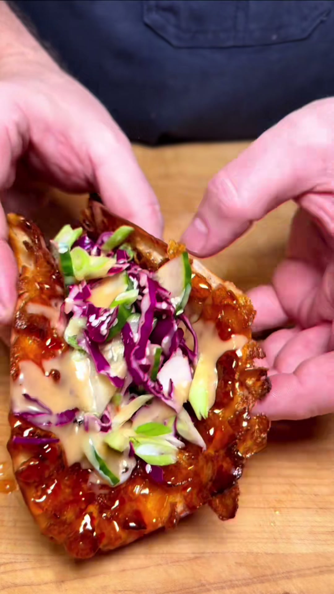 Sweet Chili Chicken Smash Tacos