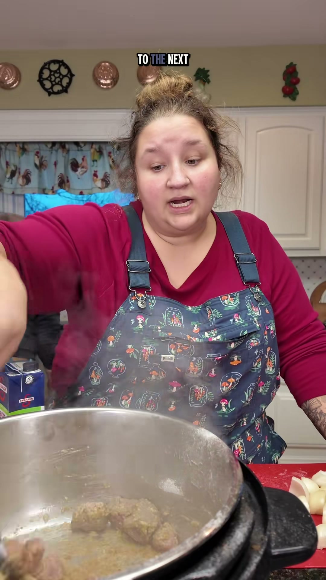Pressure Cooker Beef Stew With Mashed Potatoes