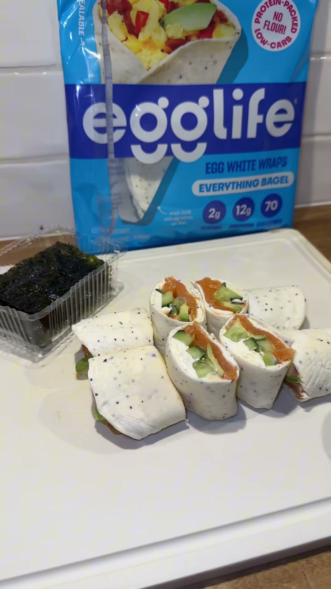 Smoked Salmon Sushi Rolls