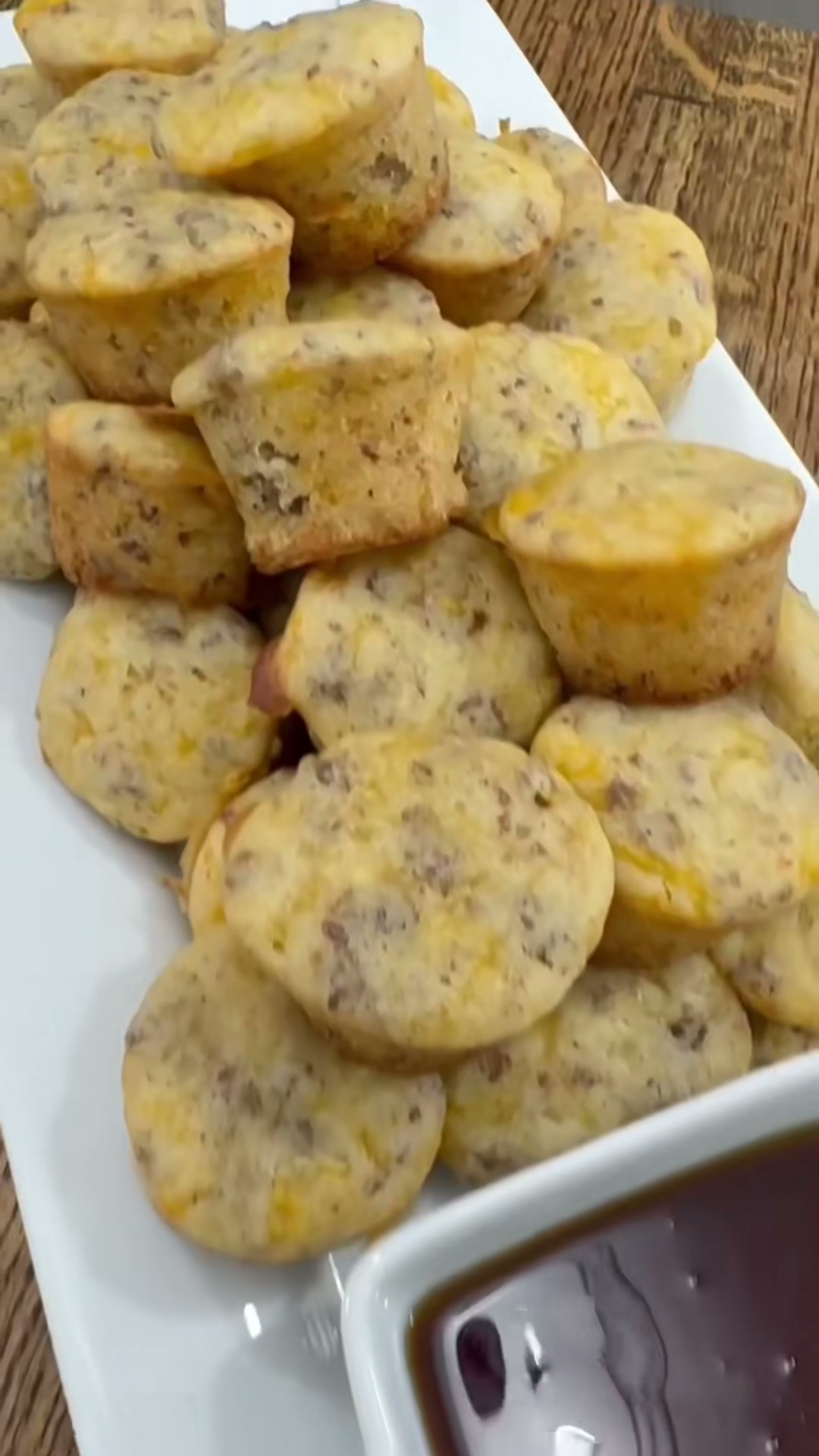 Sausage Pancake Bites