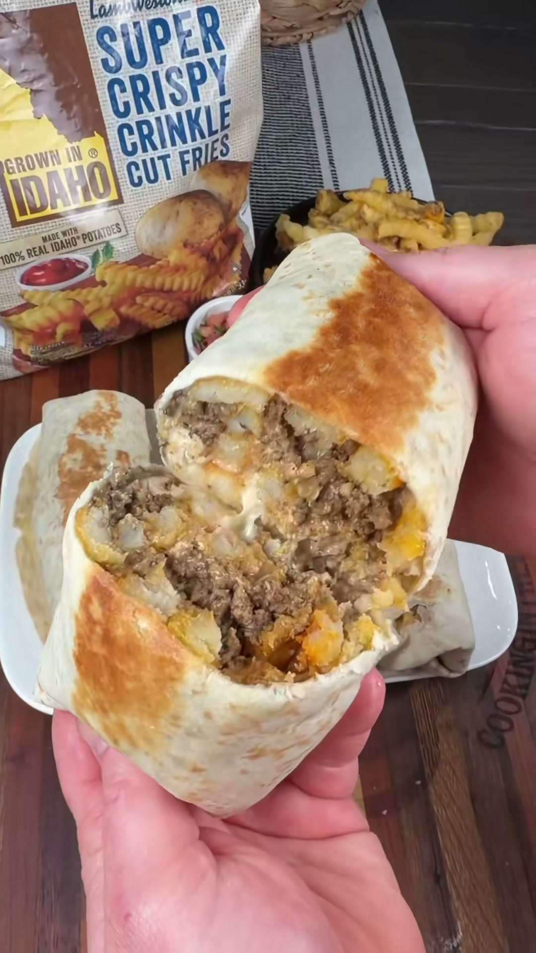 Dirty Fry Burritos