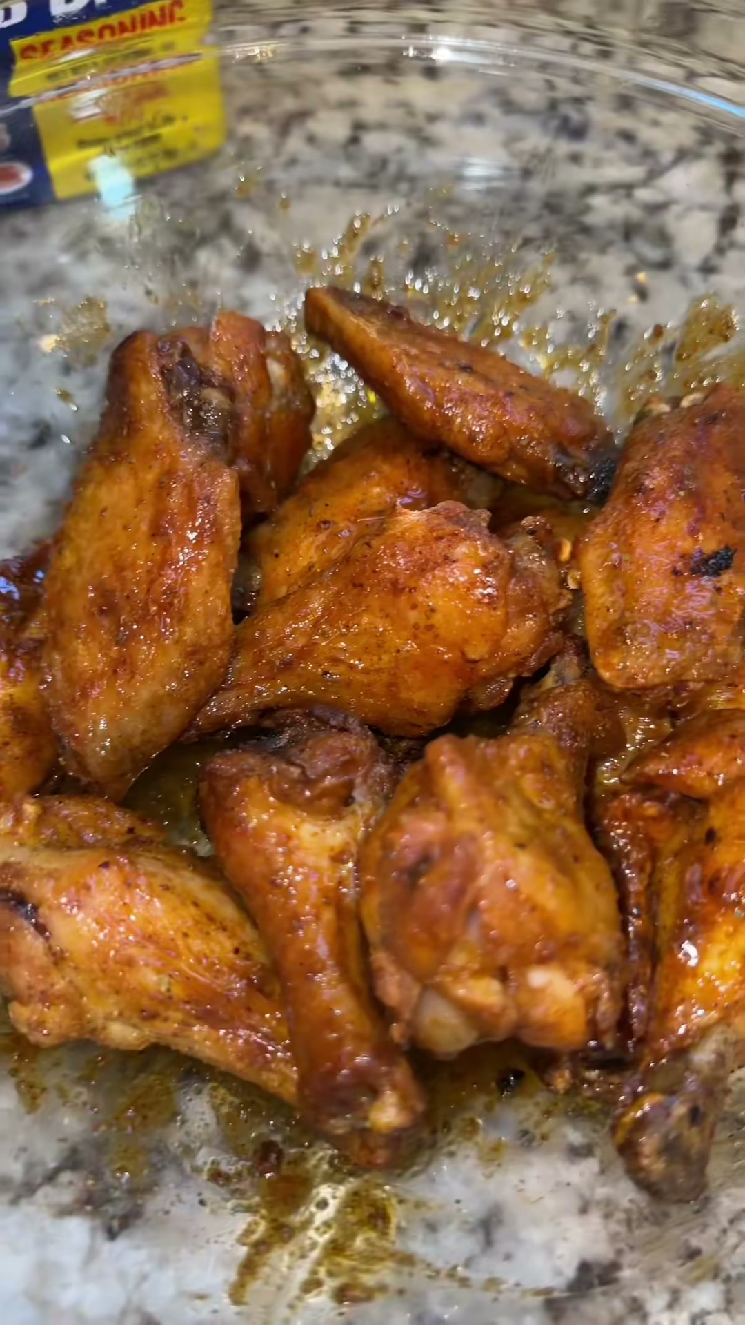 Old Bay Hot Honey Chicken Wings