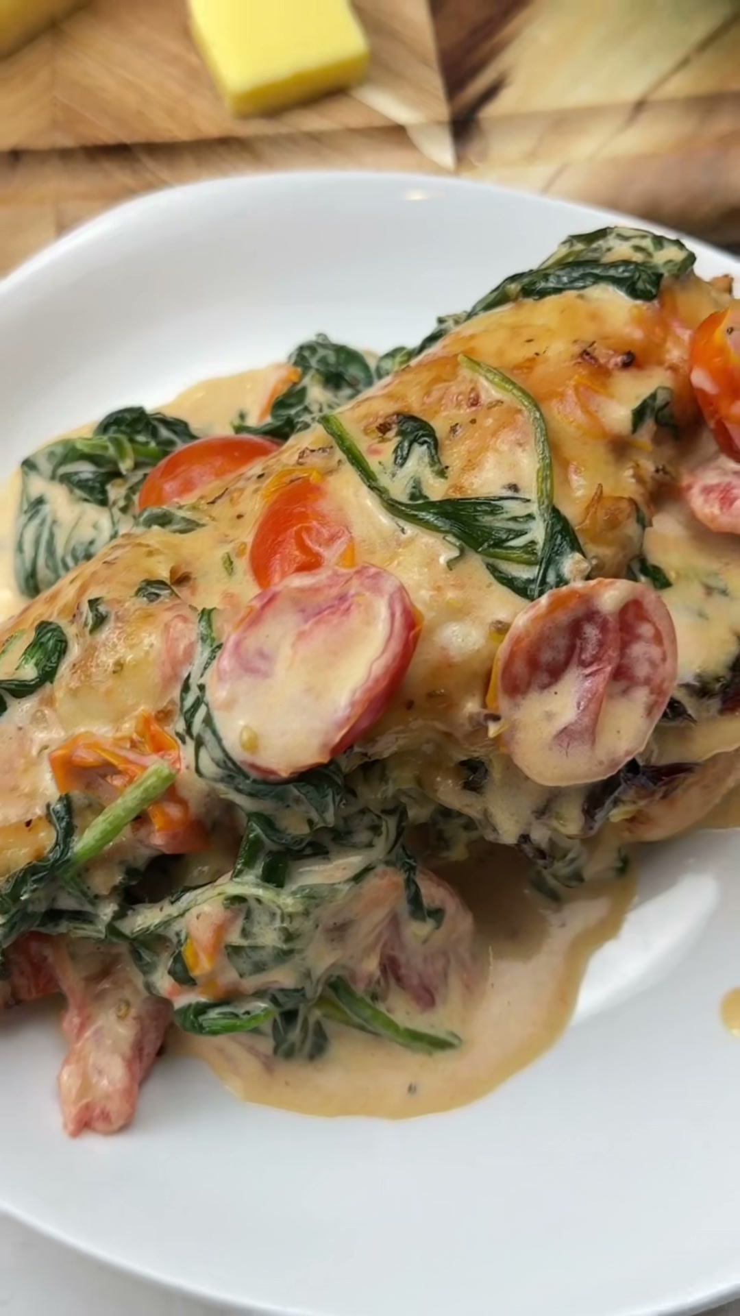 Tuscan Stuffed Chicken