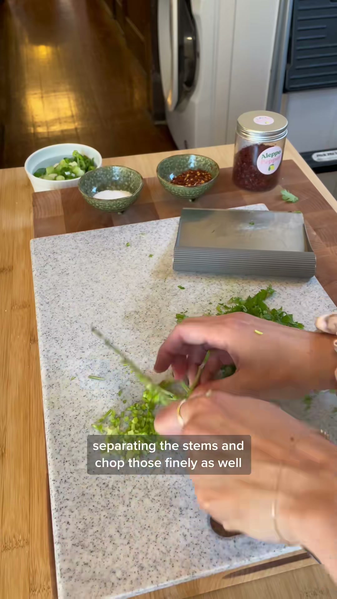 Sizzled Scallion Dip