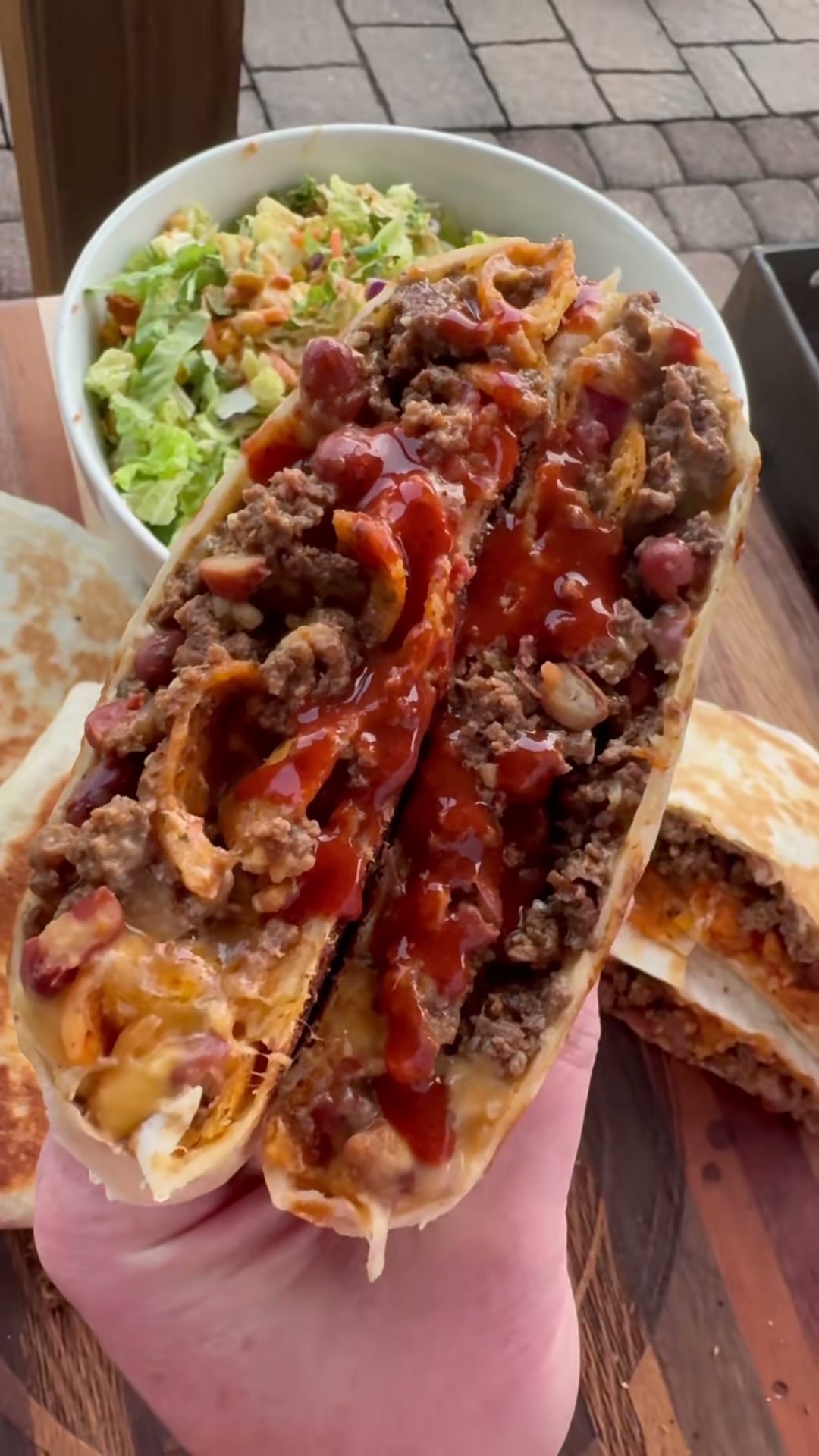 Chili Cheese Crunch Wraps