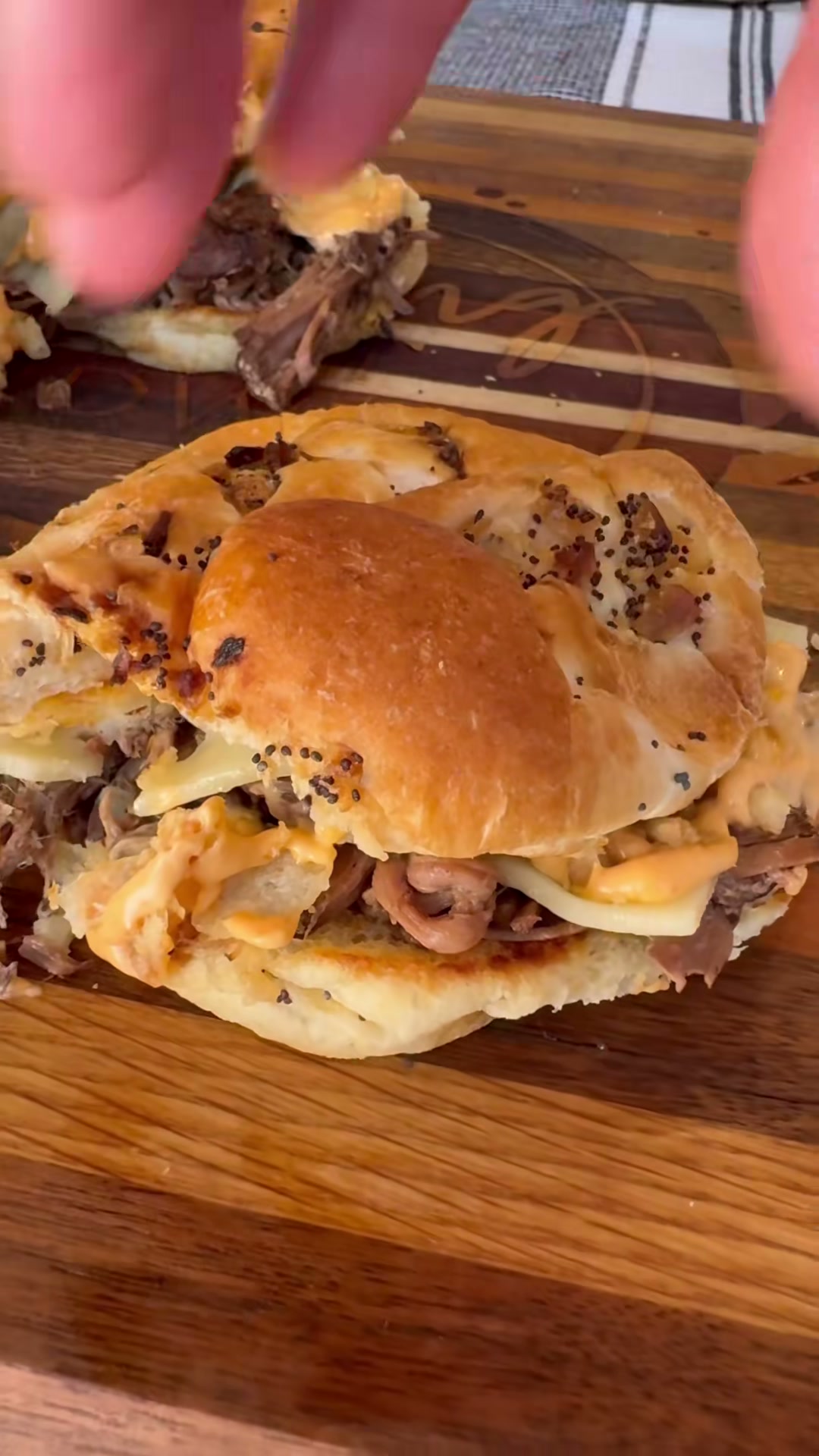 Shredded Beef Sandwiches
