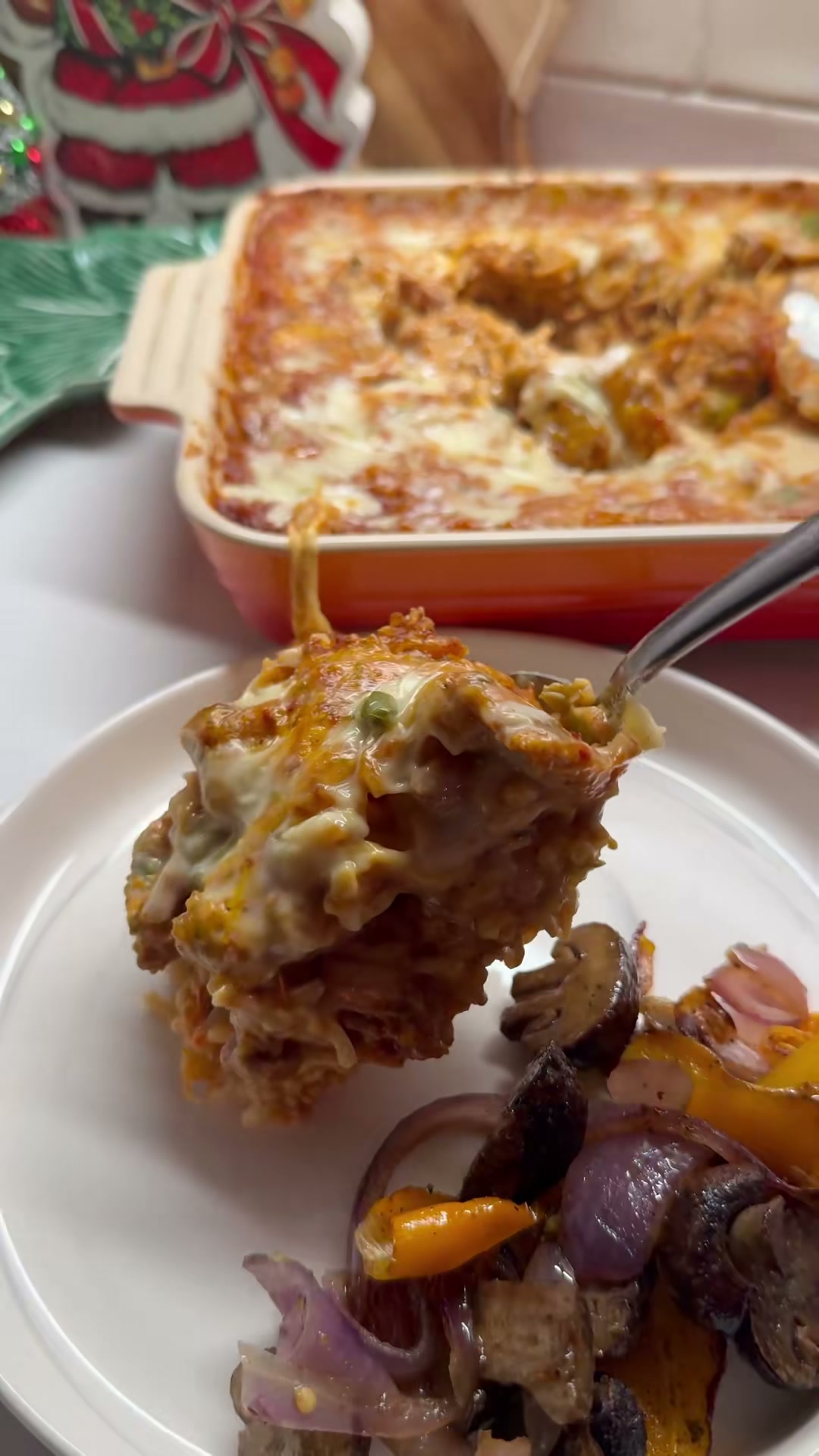 Queso Chicken and Rice Casserole