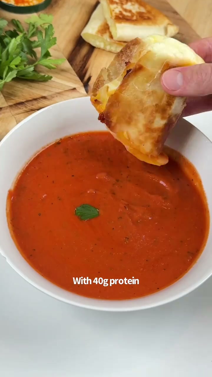 High-Protein Creamy Tomato Soup