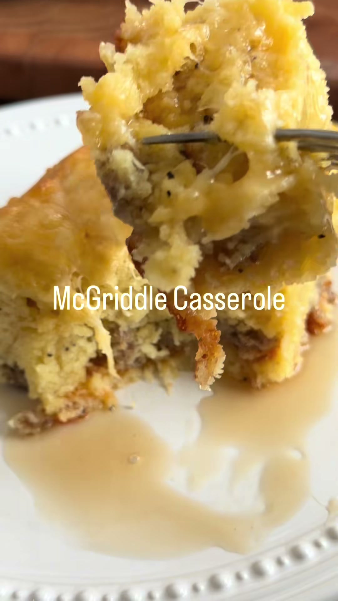 Sausage and Pancake Breakfast Casserole
