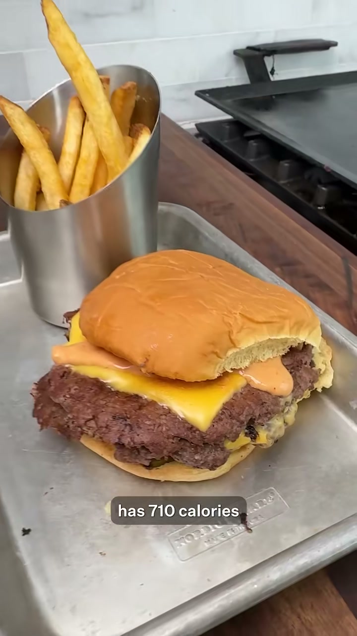 Smash Burger and Fries