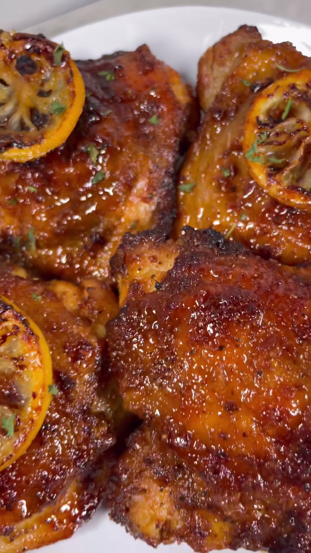 Honey Garlic Lemon Pepper Chicken Thighs