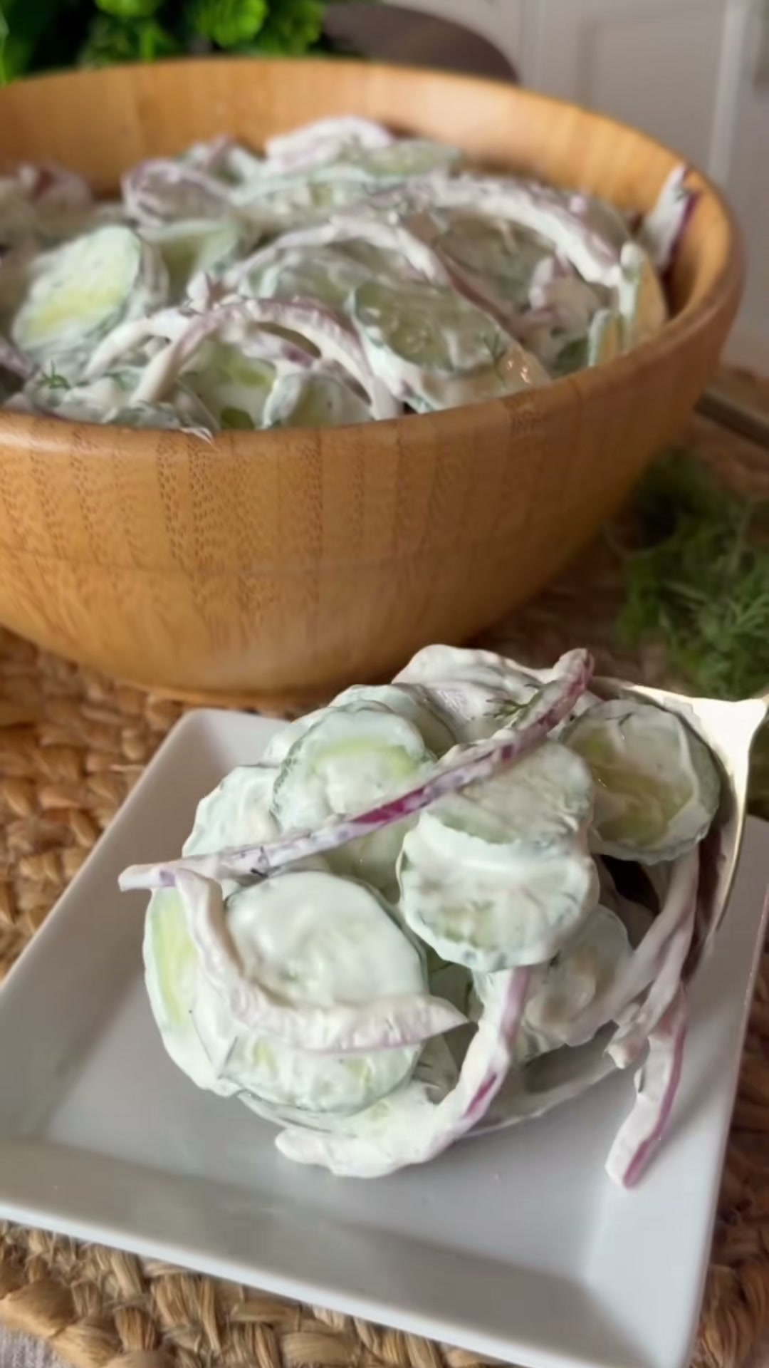 Creamy Cucumber Salad