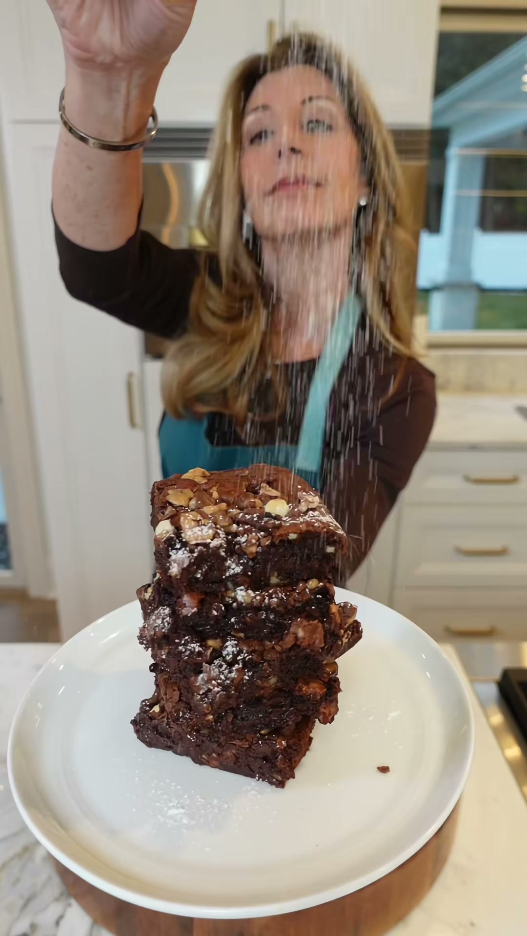 Fudgy Brownies with Toasted Nuts and Toffee