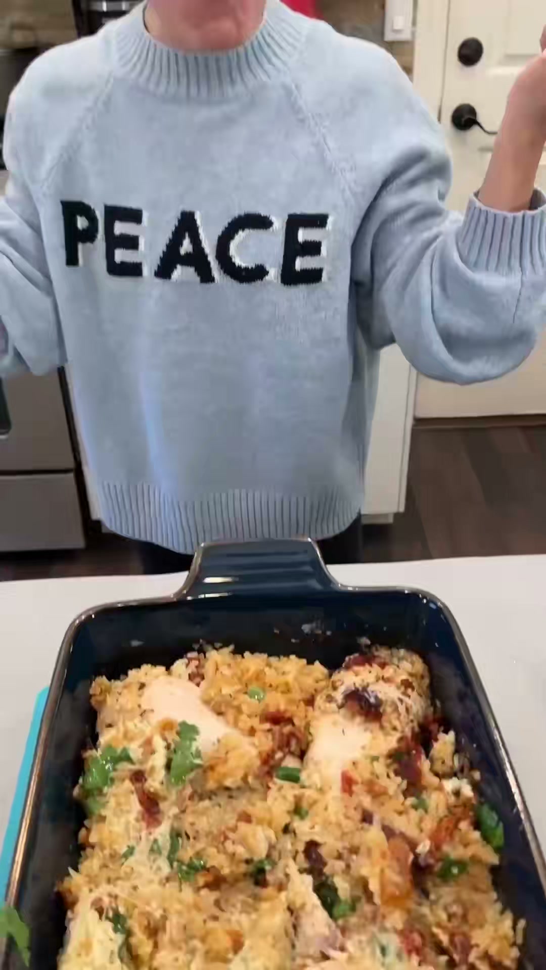 Sun-Dried Tomato and Boursin Chicken and Rice Bake