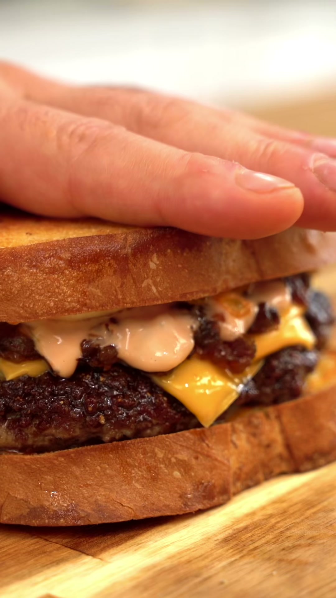 Caramelized Onion Patty Melt