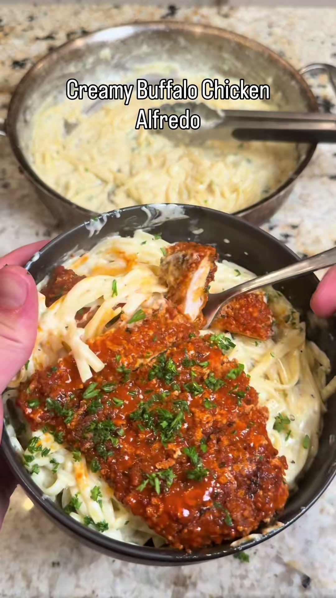 Creamy Buffalo Chicken Alfredo