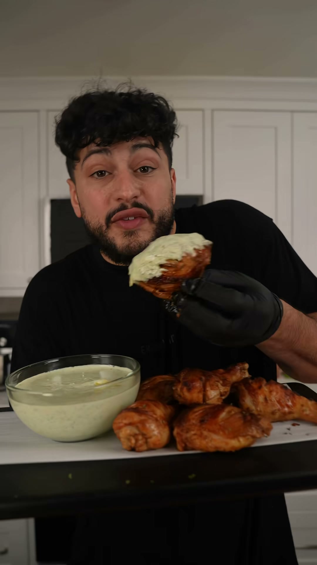 Peruvian Baked Chicken with Aji Verde Sauce