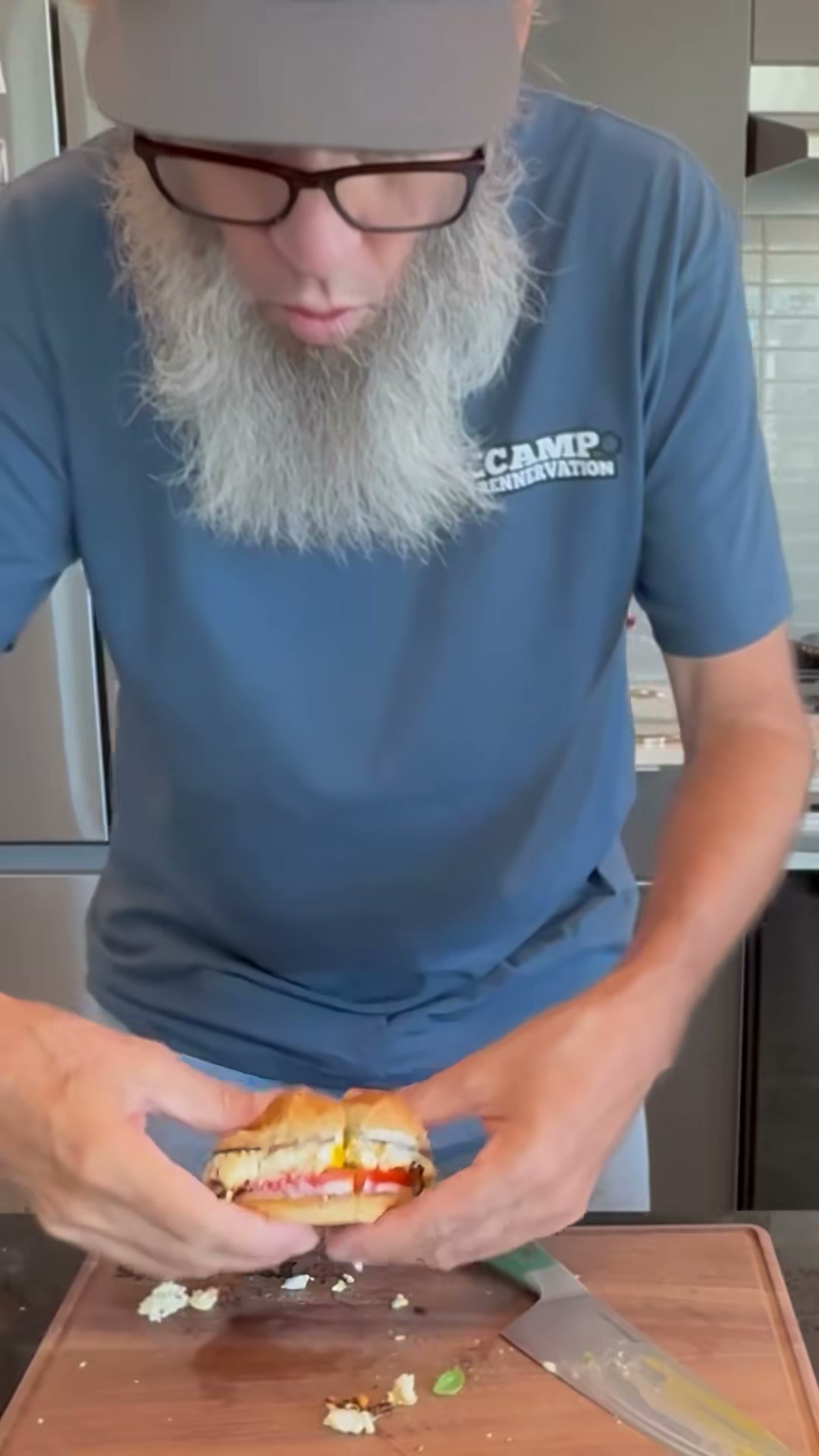 Feta and Egg Breakfast Sandwich