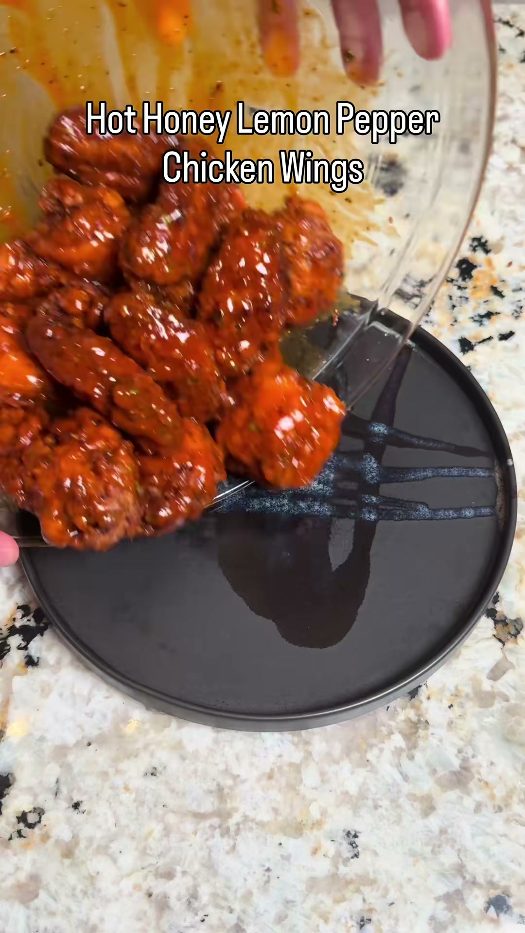 Hot Honey Lemon Pepper Chicken Wings
